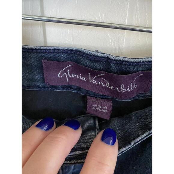 Gloria Vanderbilt Sadie Slim Jeans Sz.18 Short - Picture 3 of 5